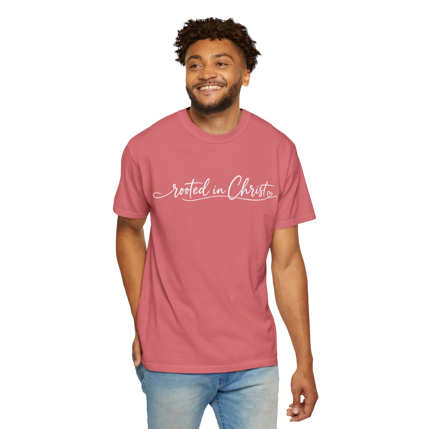 Rooted in Christ T-Shirt | Christian Faith Scripture Tee