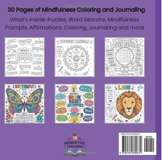 A Mindfulness Coloring Journal for Teachers