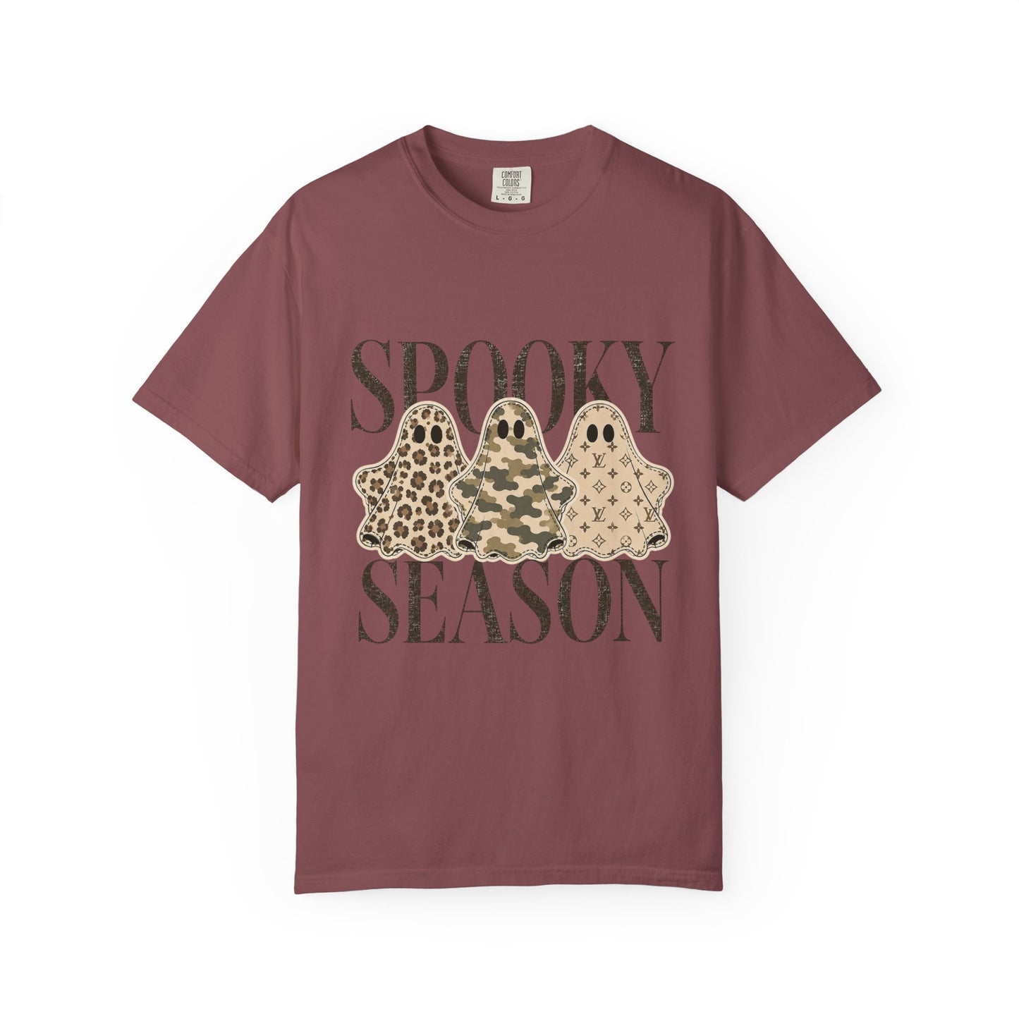 Spooky Season Ghost Shirt | Comfort Colors® Halloween Tee | Retro Fall Graphic Shirt