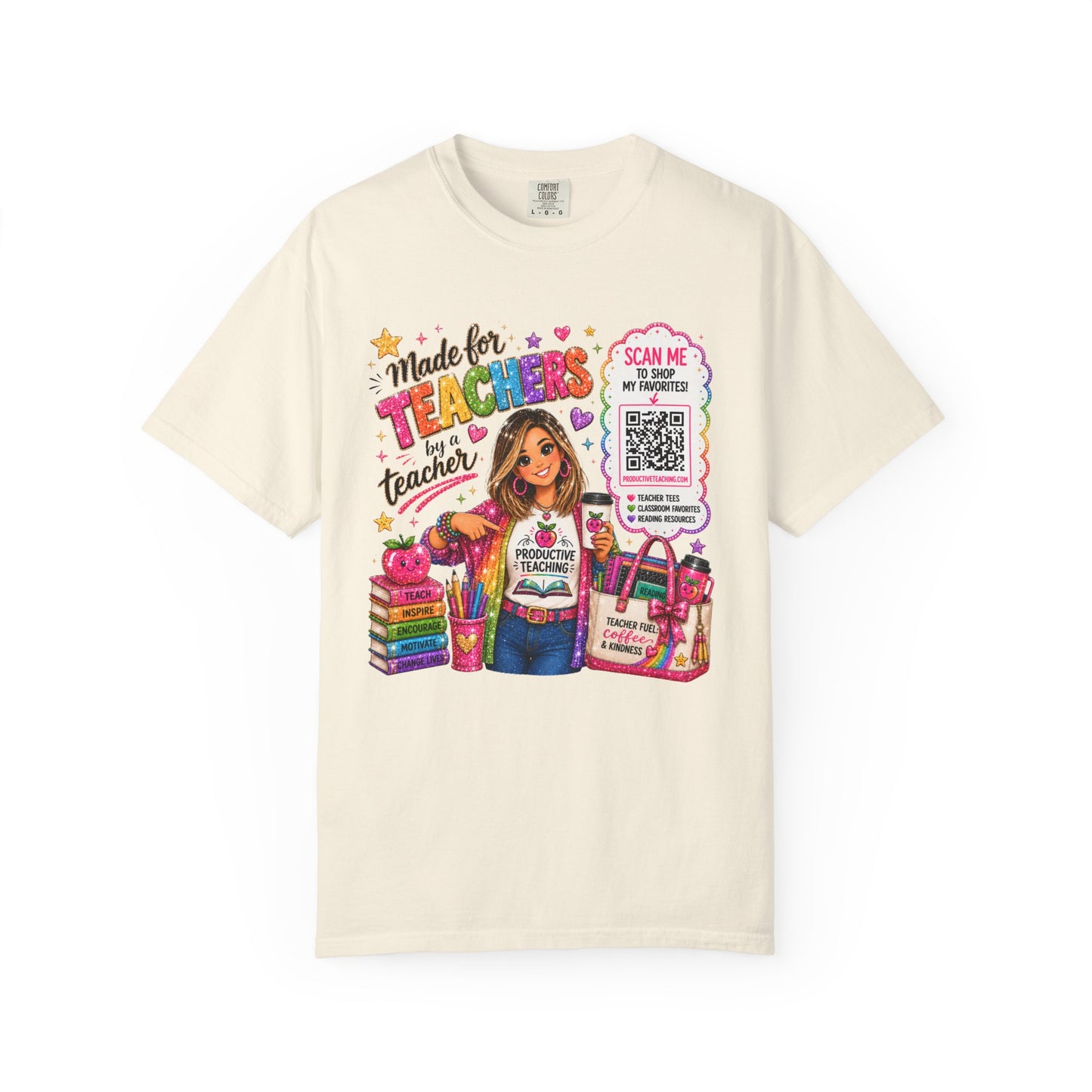 Made for Teachers T-Shirt — Cute Teacher Appreciation Graphic Tee