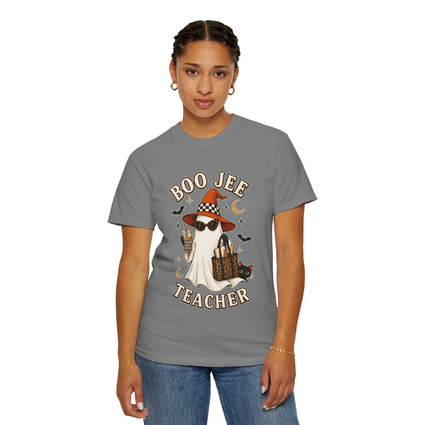 Boo Jee Teacher Halloween Shirt | Comfort Colors® Ghost Teacher Tee