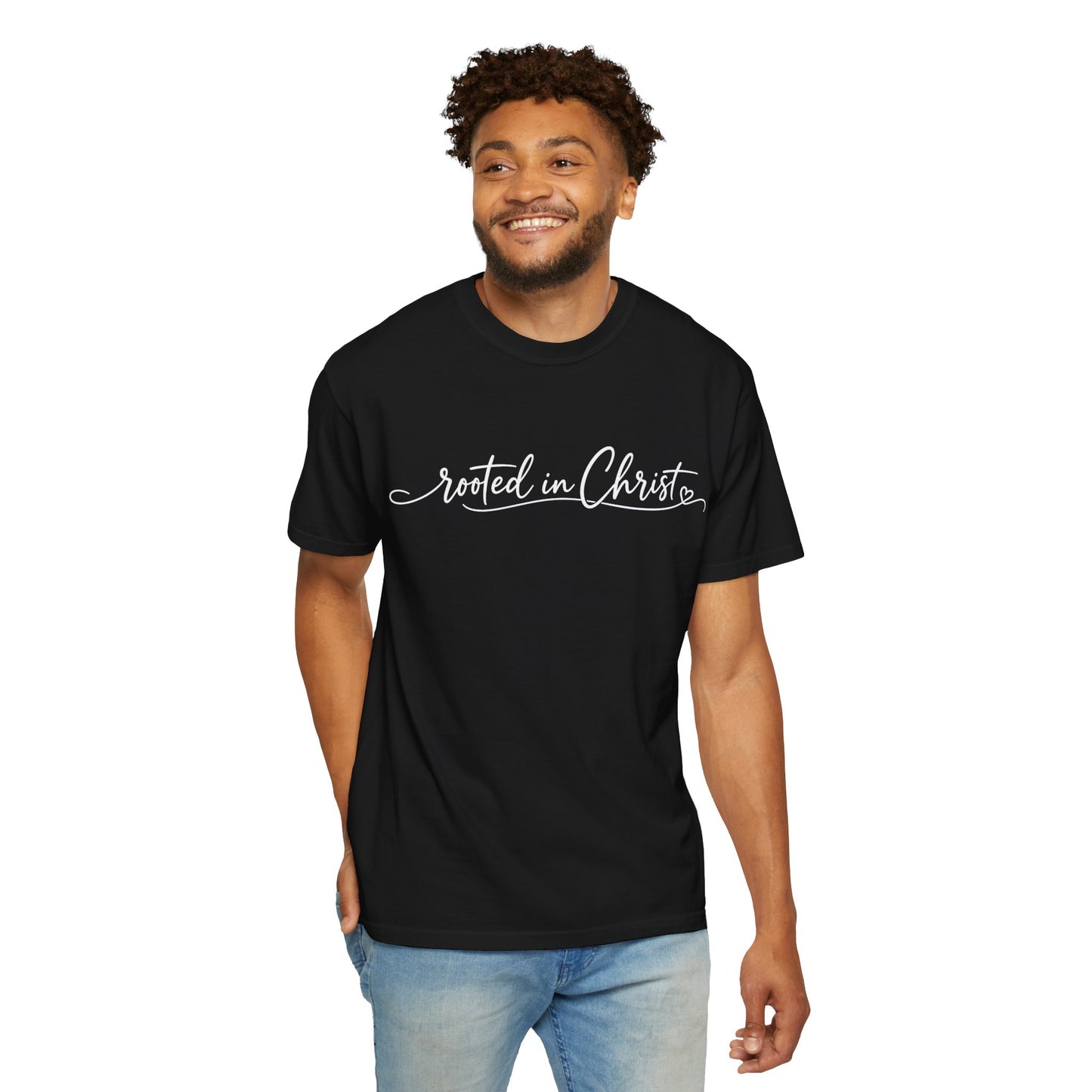 Rooted in Christ T-Shirt | Christian Faith Scripture Tee