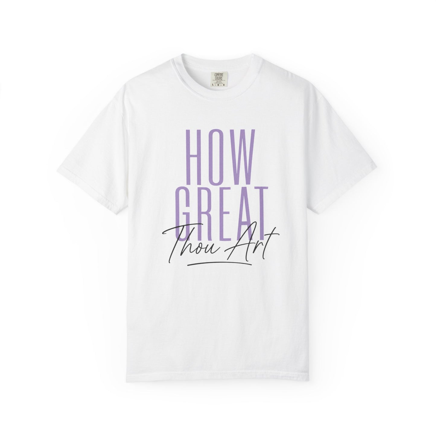 How Great Thou Art T-shirt | Christian Hymn Crewneck Tee, Faith Tee
