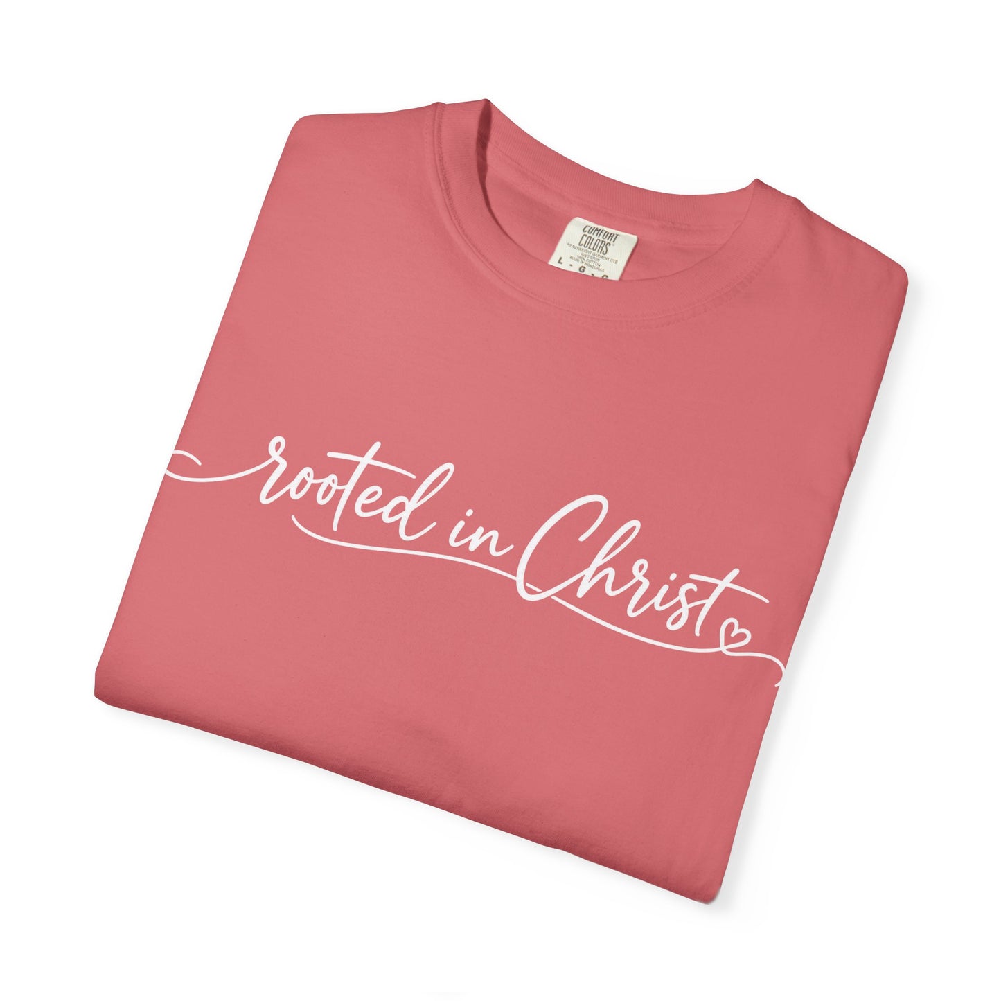 Rooted in Christ T-Shirt | Christian Faith Scripture Tee