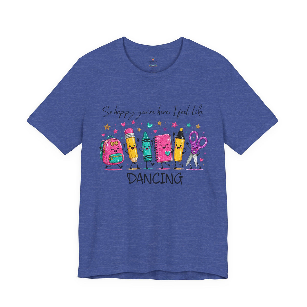 Dancing school supplies teacher shirt – back view