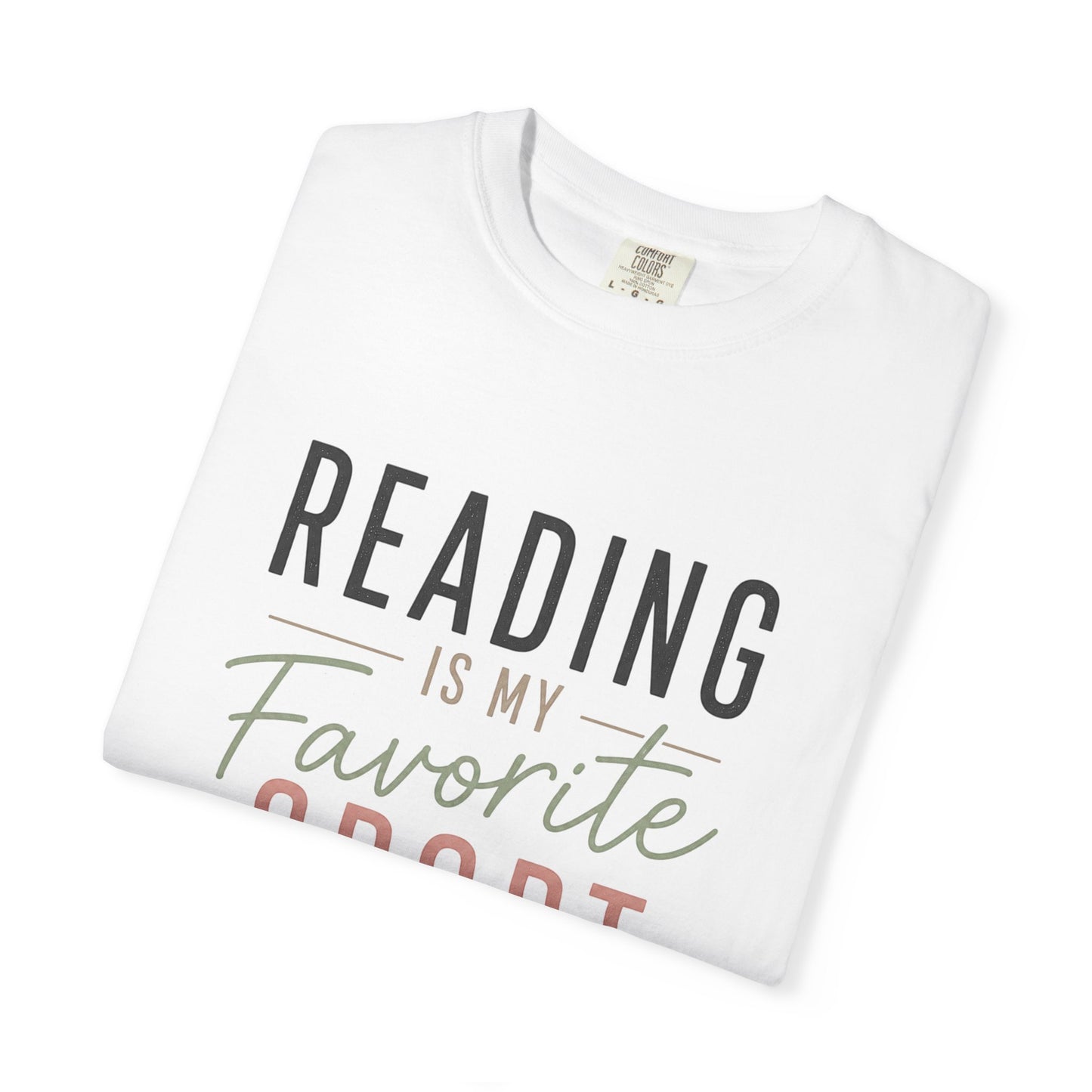 Reading Is My Favorite Sport T-shirt | Book Lover Graphic Tee