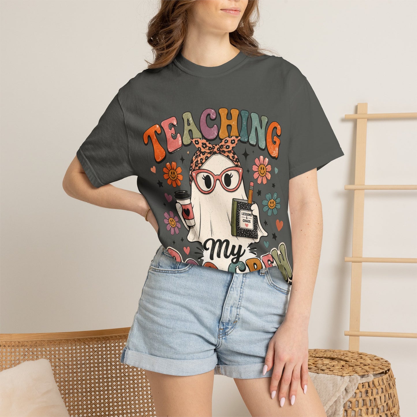Teaching My Boo Crew T-shirt | Halloween Ghost Teacher Design