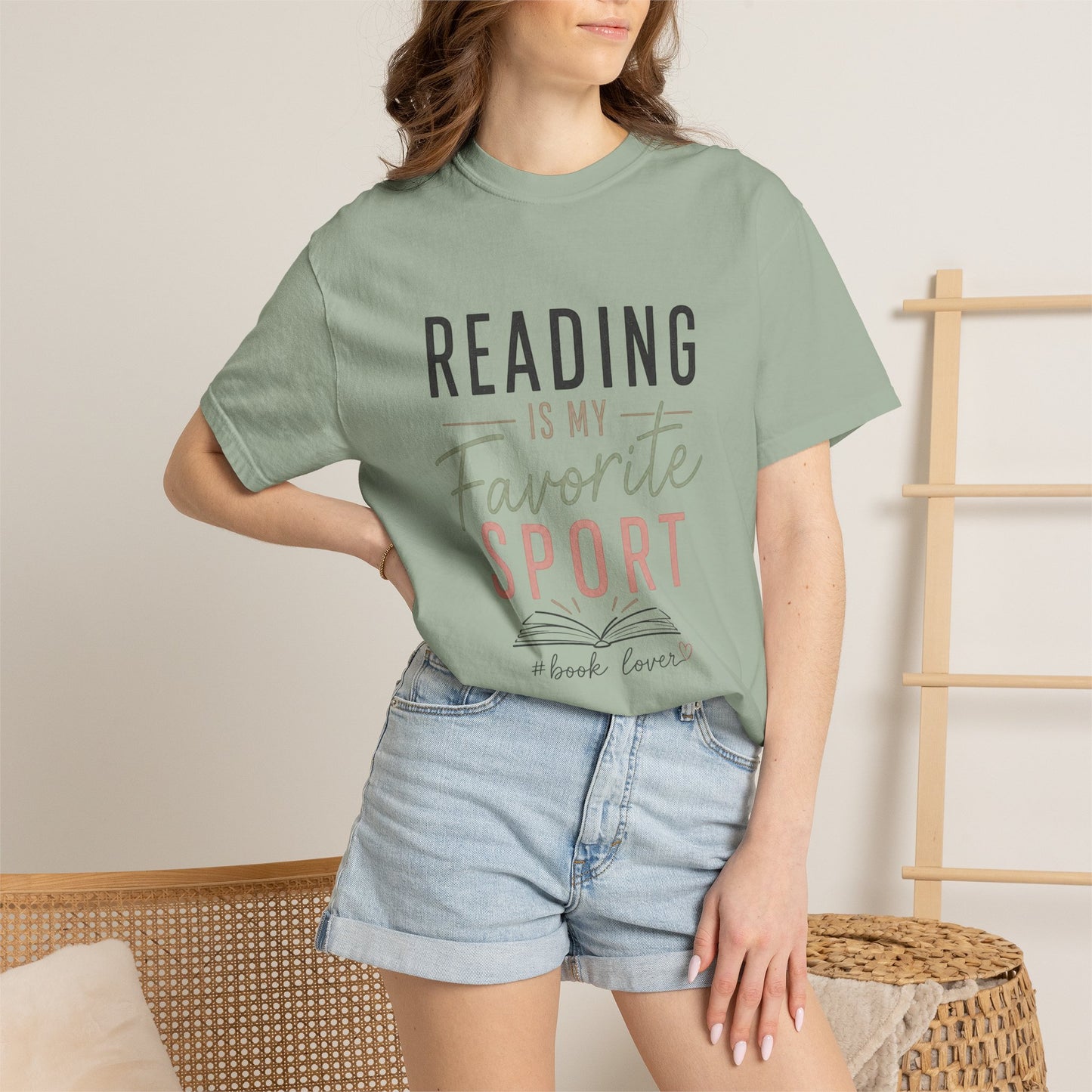 Reading Is My Favorite Sport T-shirt | Book Lover Graphic Tee
