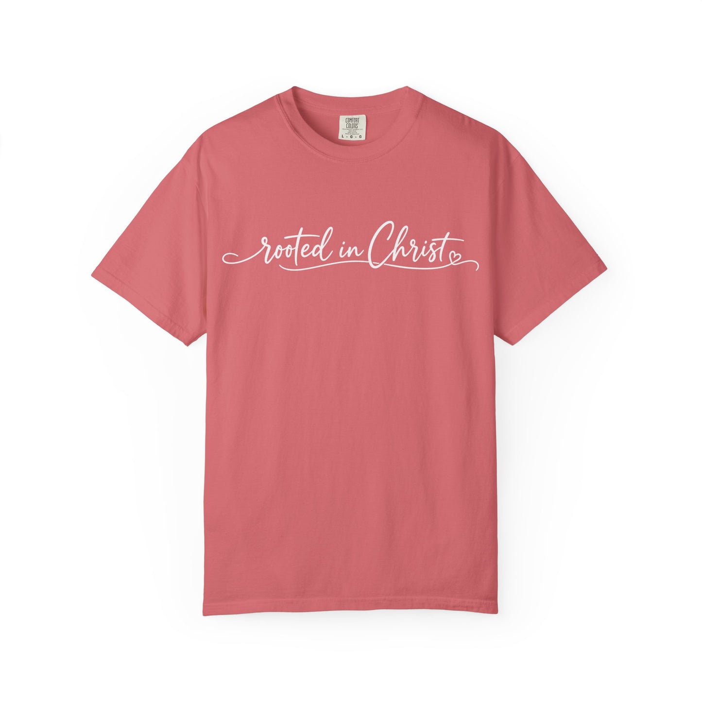 Rooted in Christ T-Shirt | Christian Faith Scripture Tee