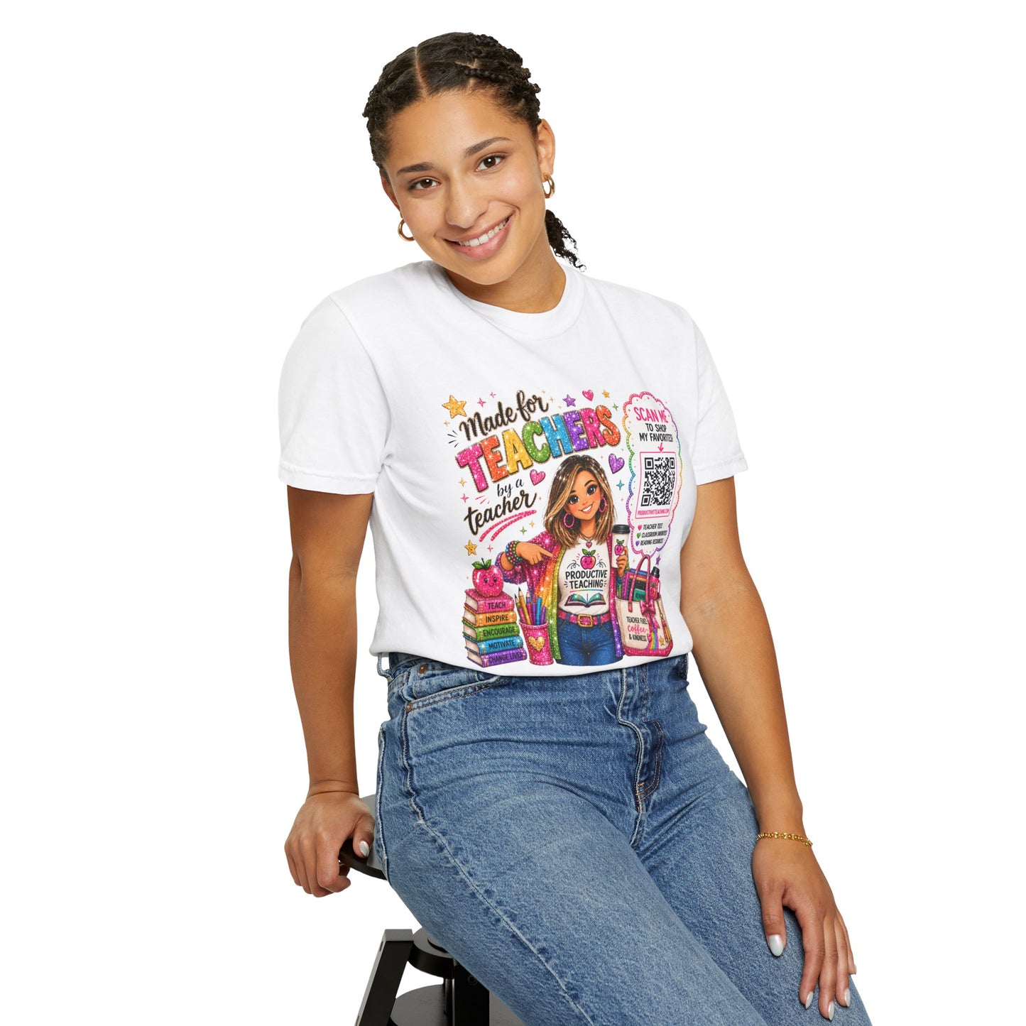 Made for Teachers T-Shirt — Cute Teacher Appreciation Graphic Tee