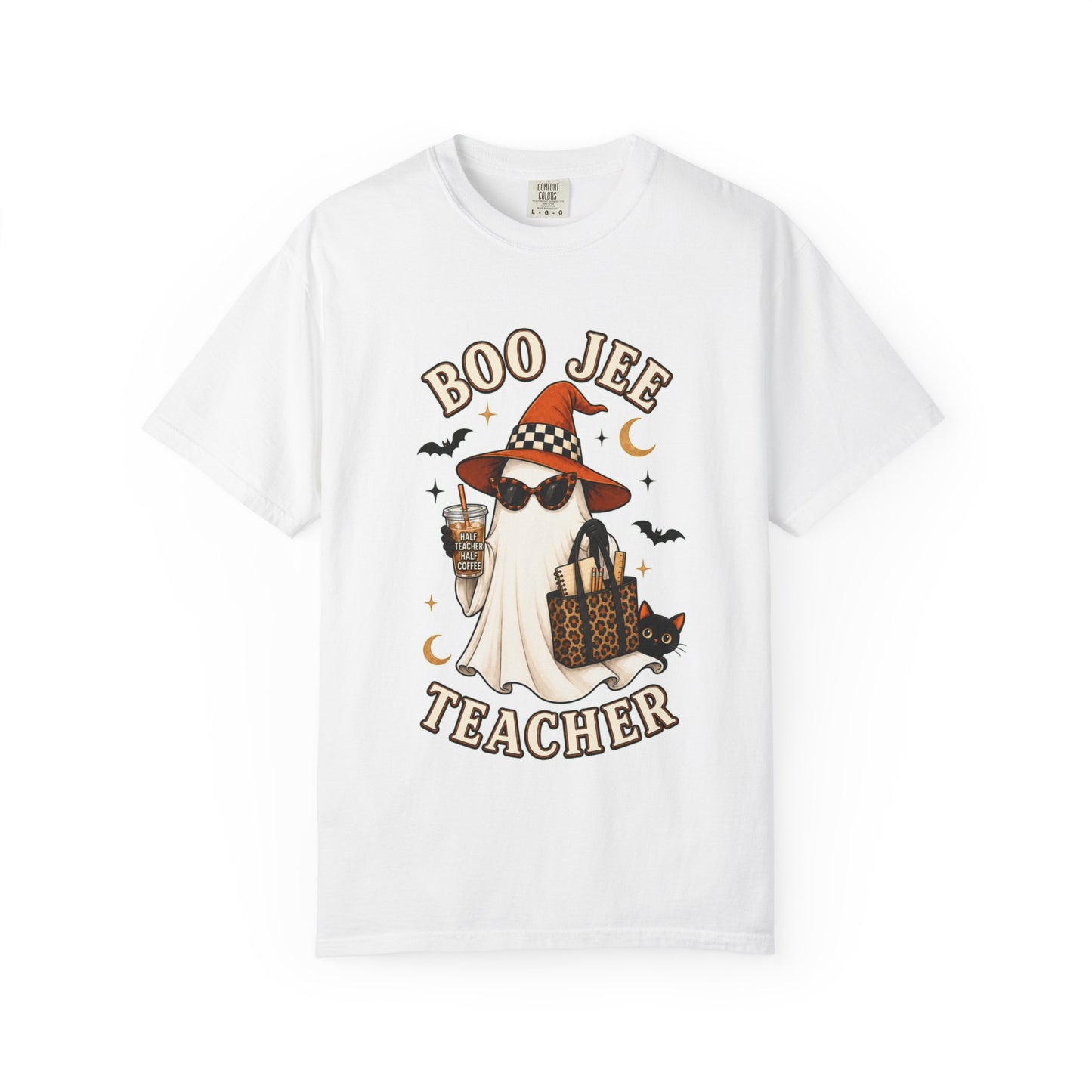 Boo Jee Teacher Halloween Shirt | Comfort Colors® Ghost Teacher Tee