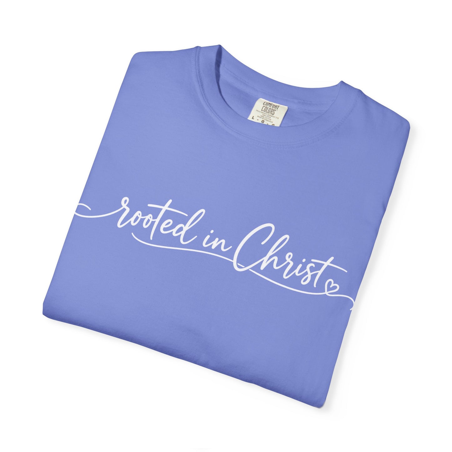 Rooted in Christ T-Shirt | Christian Faith Scripture Tee