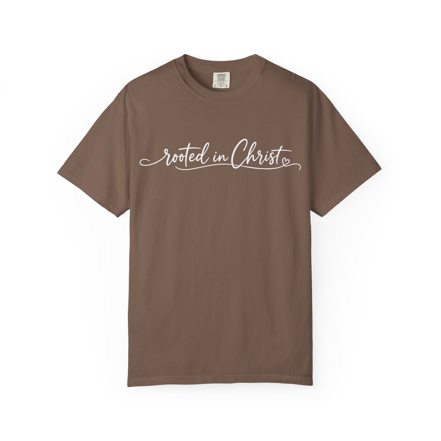 Rooted in Christ T-Shirt | Christian Faith Scripture Tee