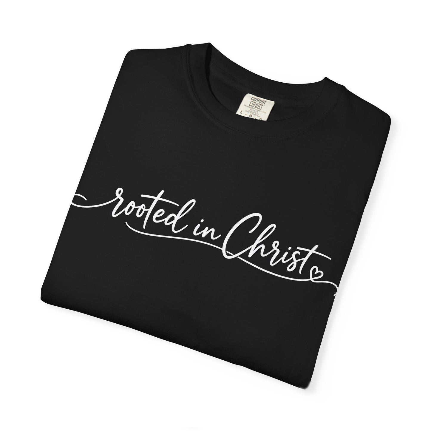 Rooted in Christ T-Shirt | Christian Faith Scripture Tee