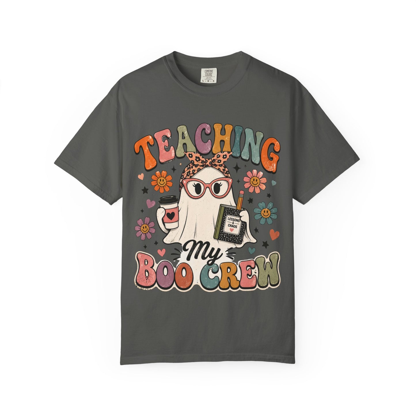 Teaching My Boo Crew T-shirt | Halloween Ghost Teacher Design