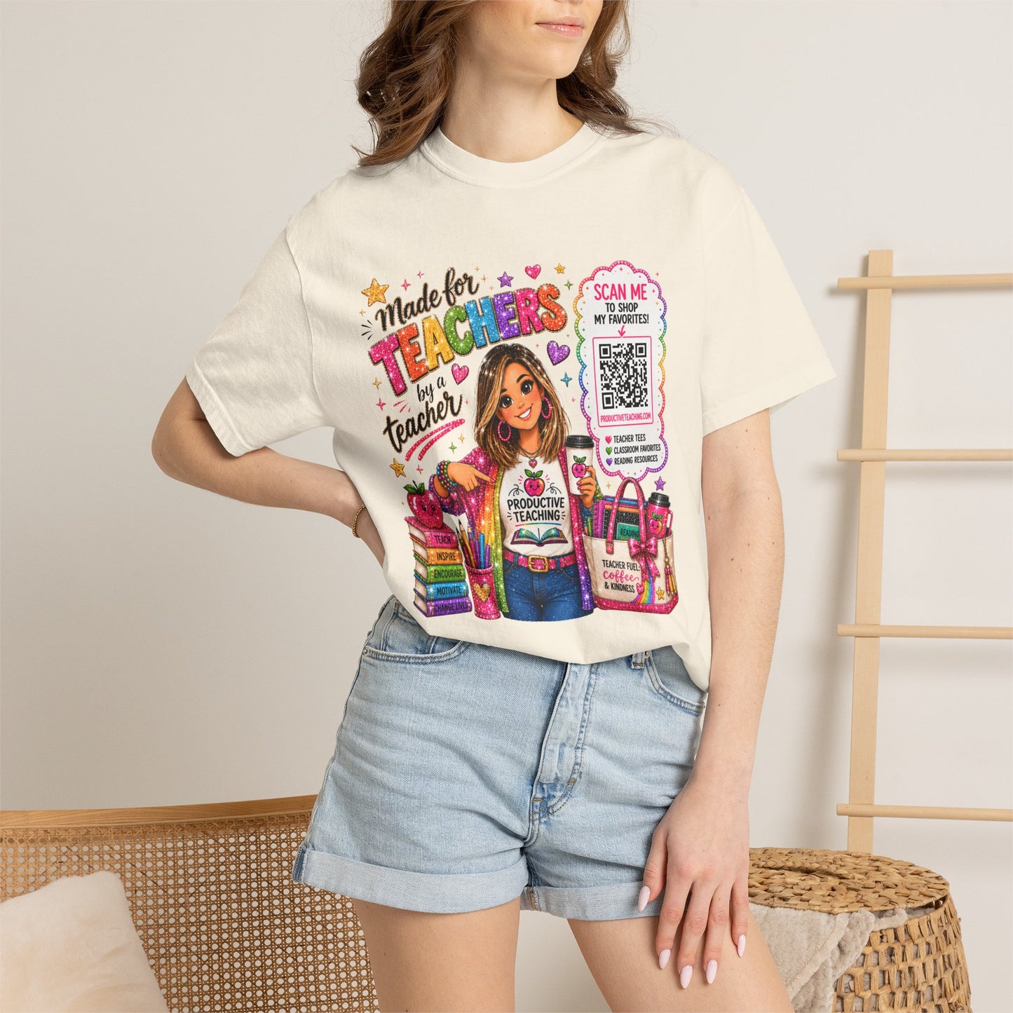 Made for Teachers T-Shirt — Cute Teacher Appreciation Graphic Tee