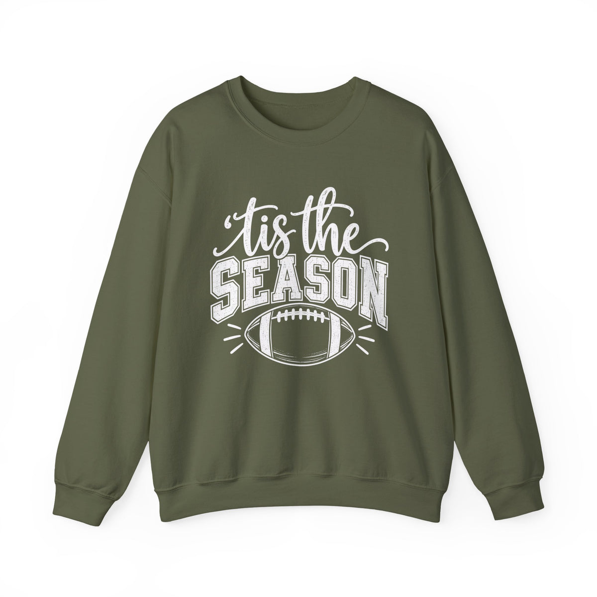 Football 'Tis The Season holiday crewneck sweatshirt – color variant 1