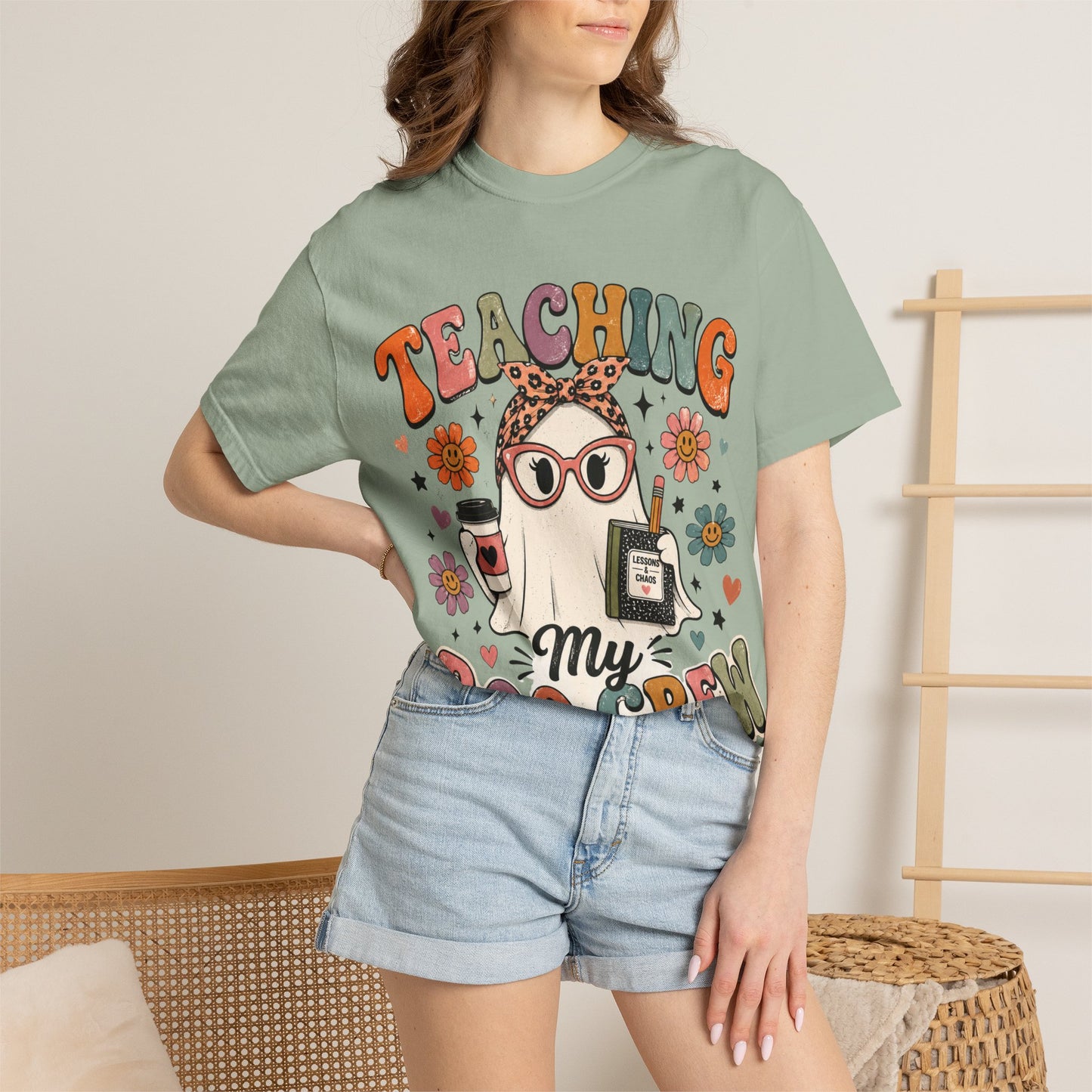 Teaching My Boo Crew T-shirt | Halloween Ghost Teacher Design