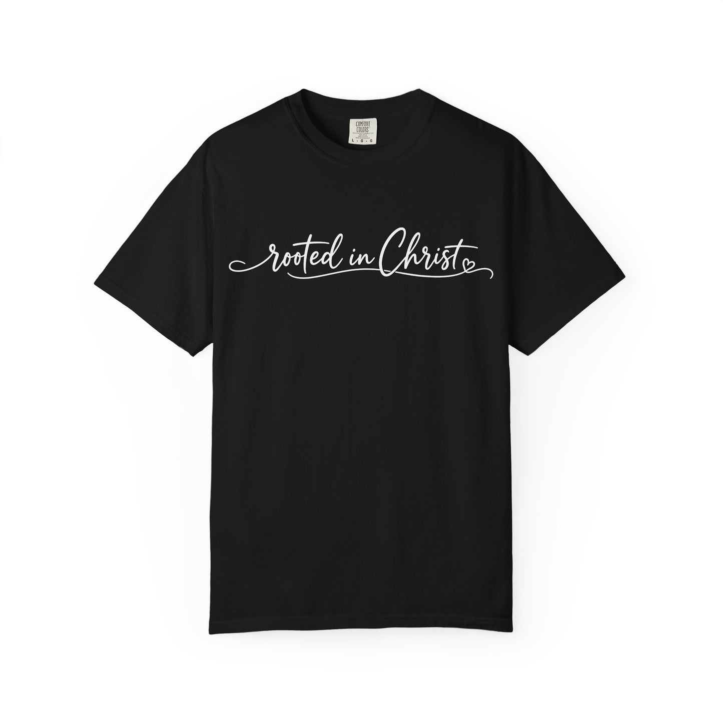 Rooted in Christ T-Shirt | Christian Faith Scripture Tee
