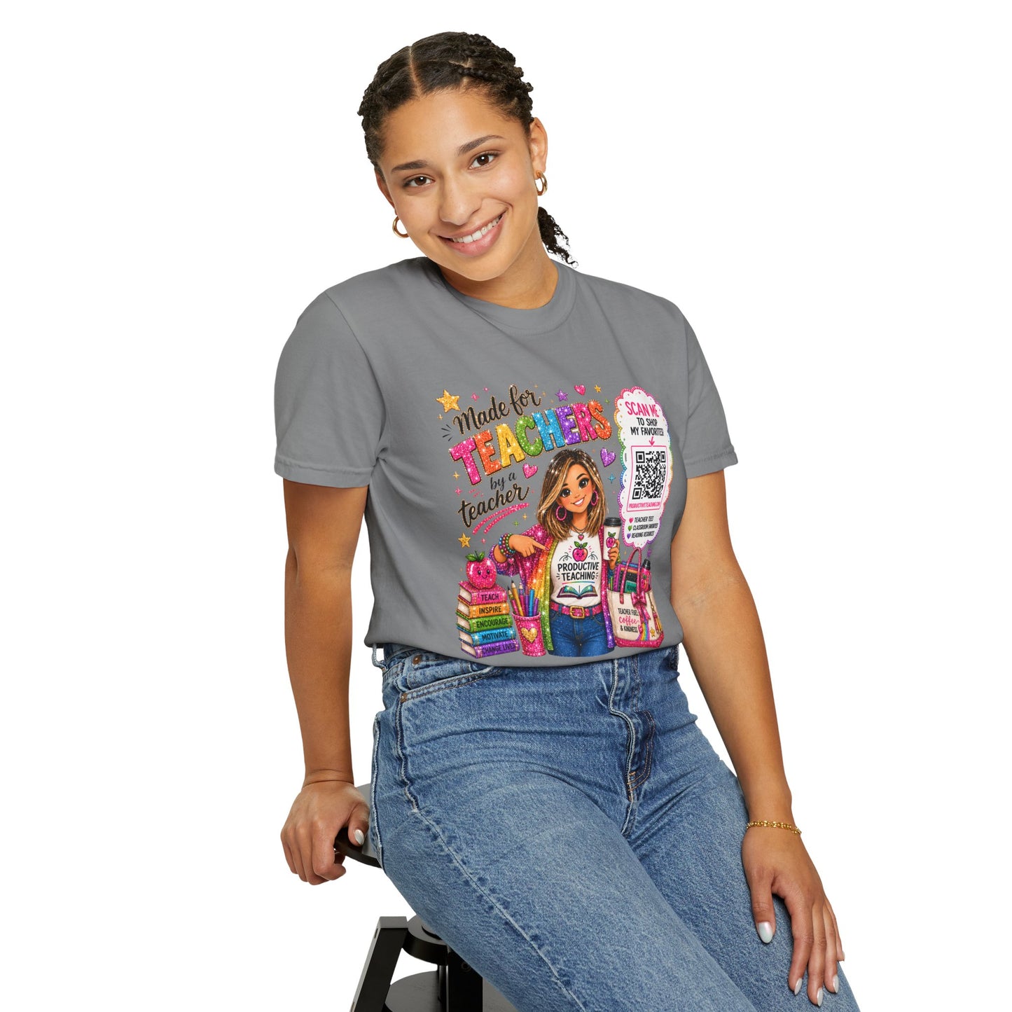Made for Teachers T-Shirt — Cute Teacher Appreciation Graphic Tee