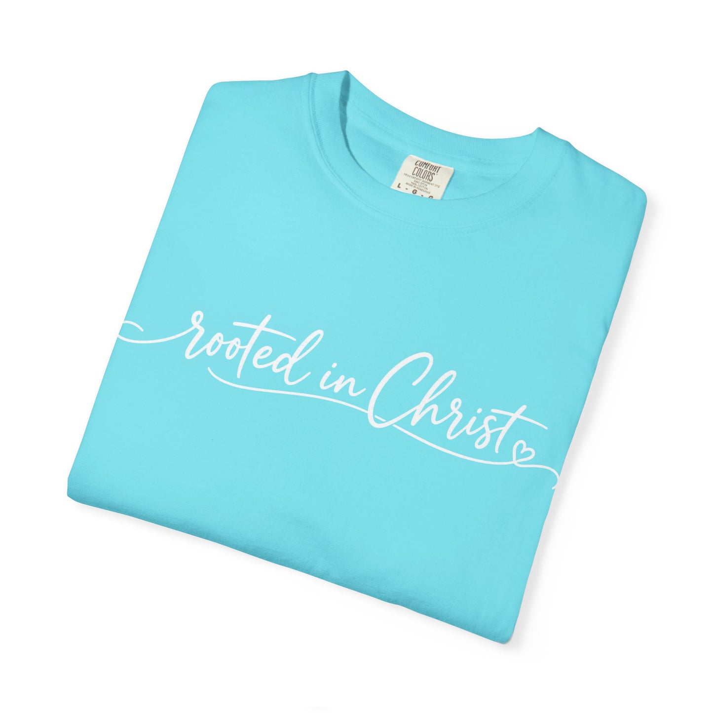 Rooted in Christ T-Shirt | Christian Faith Scripture Tee