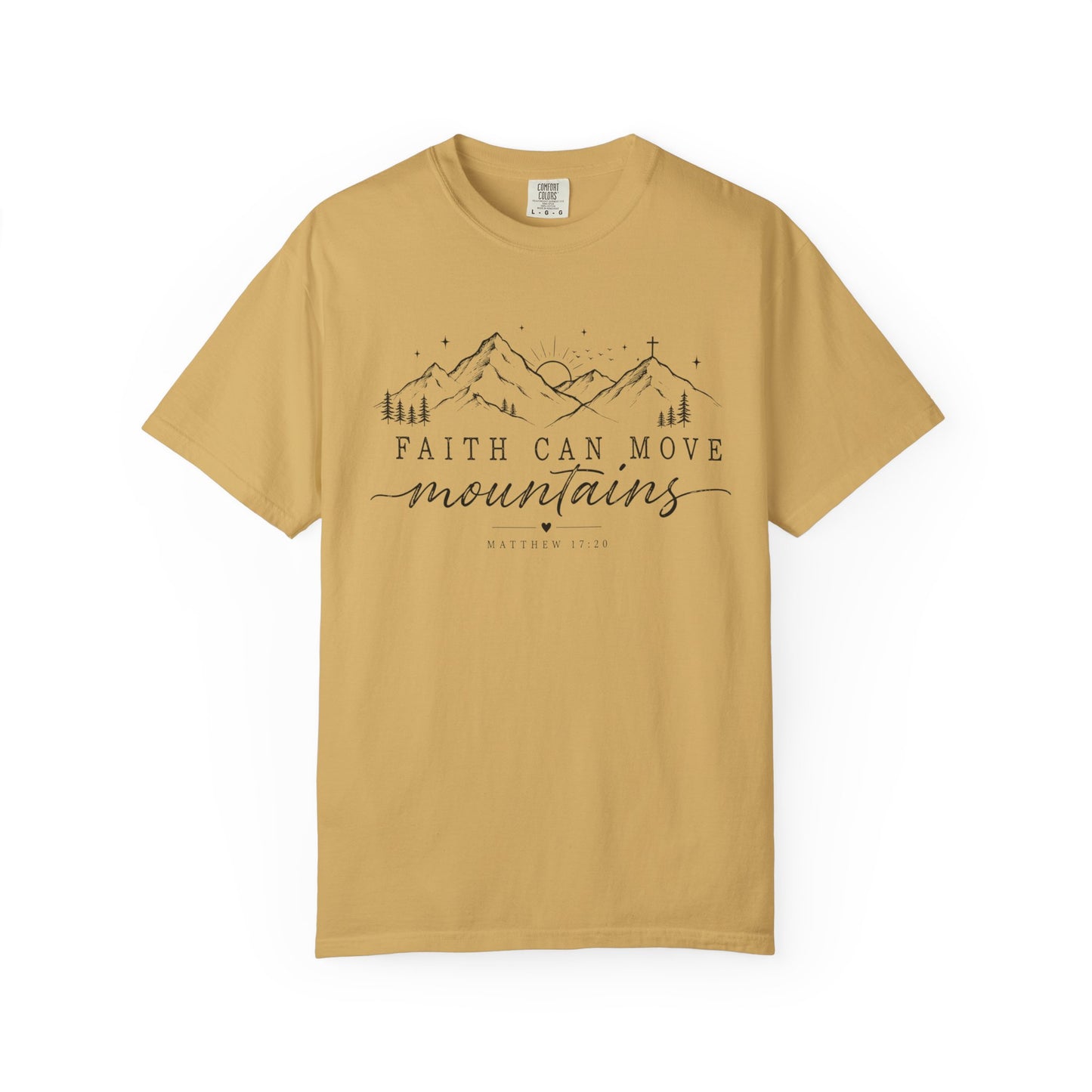 Faith Can Move Mountains T-shirt, Inspirational Scripture