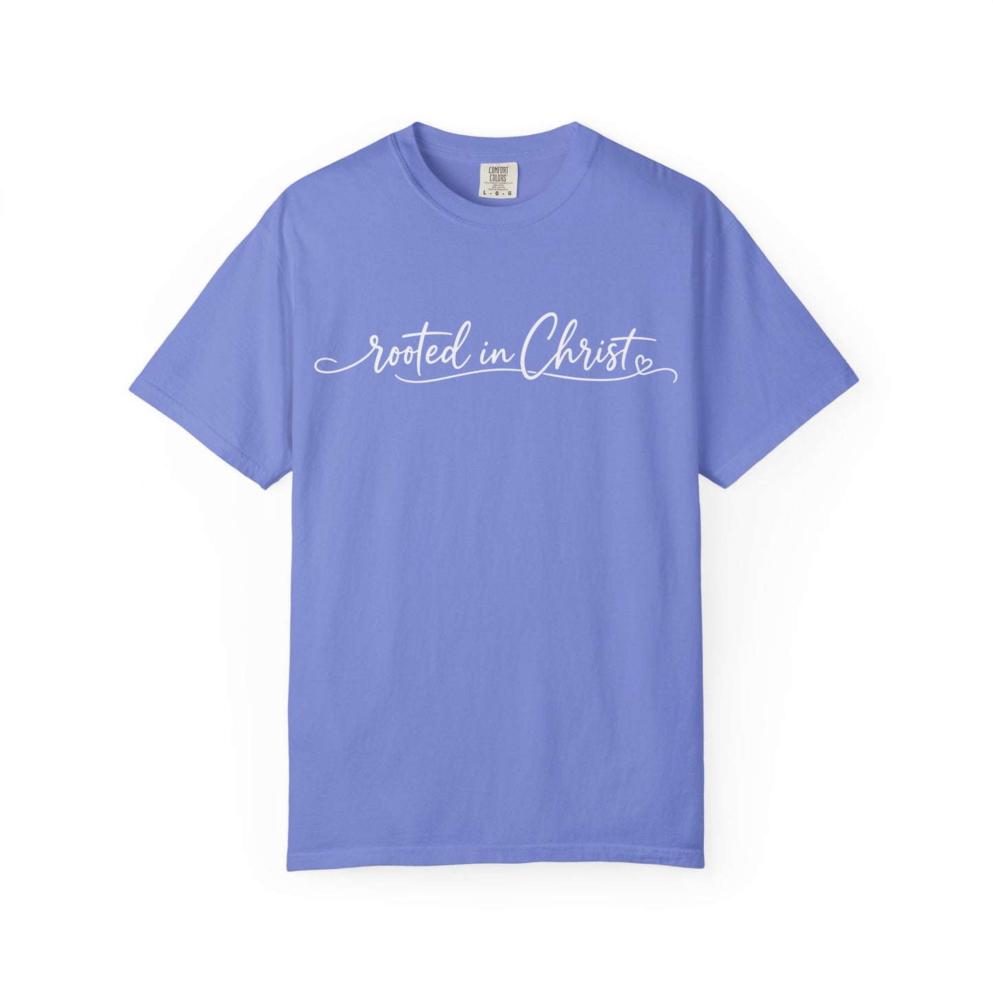 Rooted in Christ T-Shirt | Christian Faith Scripture Tee