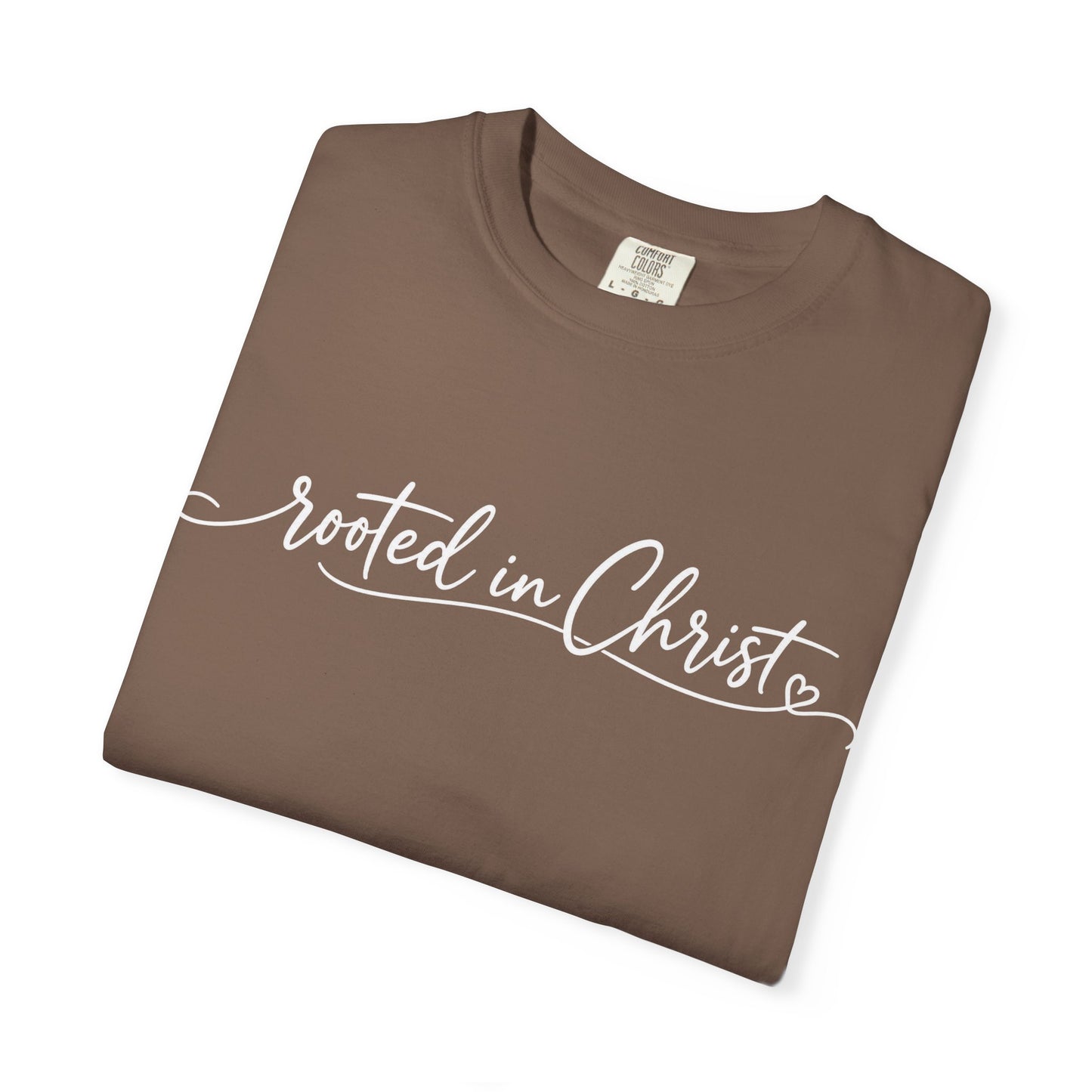 Rooted in Christ T-Shirt | Christian Faith Scripture Tee