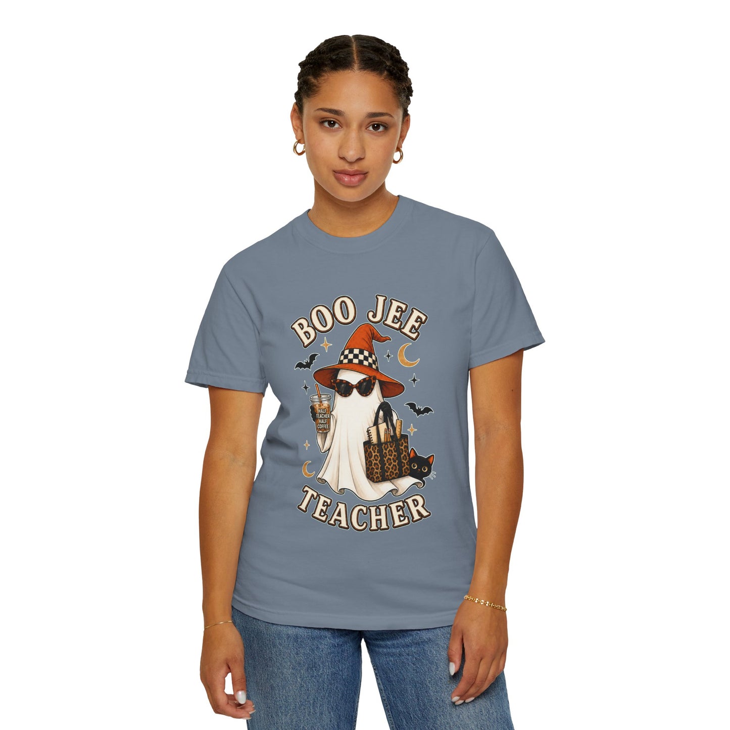 Boo Jee Teacher Halloween Shirt | Comfort Colors® Ghost Teacher Tee
