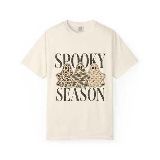 Spooky Season Ghost Shirt | Comfort Colors® Halloween Tee | Retro Fall Graphic Shirt