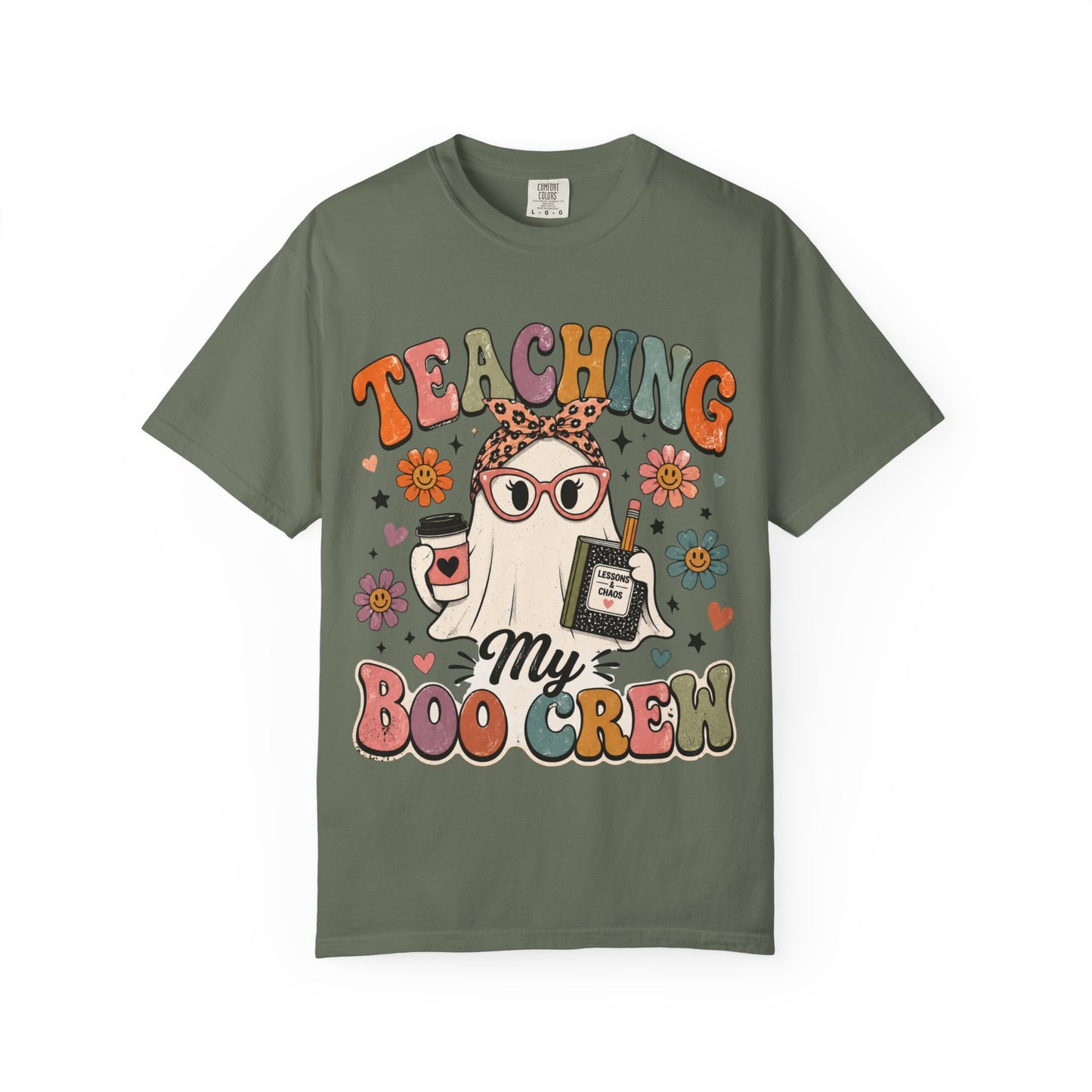 Teaching My Boo Crew T-shirt | Halloween Ghost Teacher Design