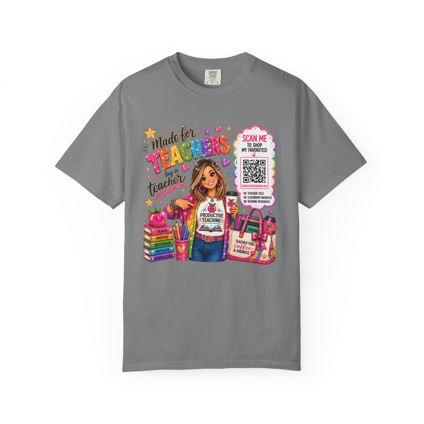 Made for Teachers T-Shirt — Cute Teacher Appreciation Graphic Tee
