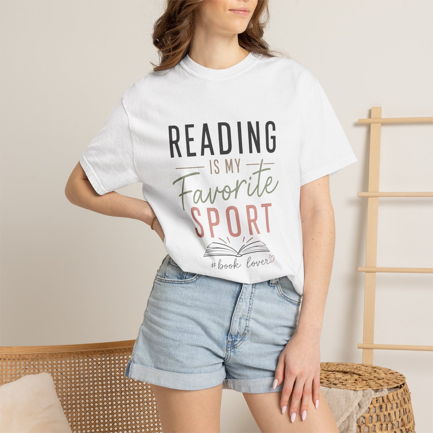 Reading Is My Favorite Sport T-shirt | Book Lover Graphic Tee