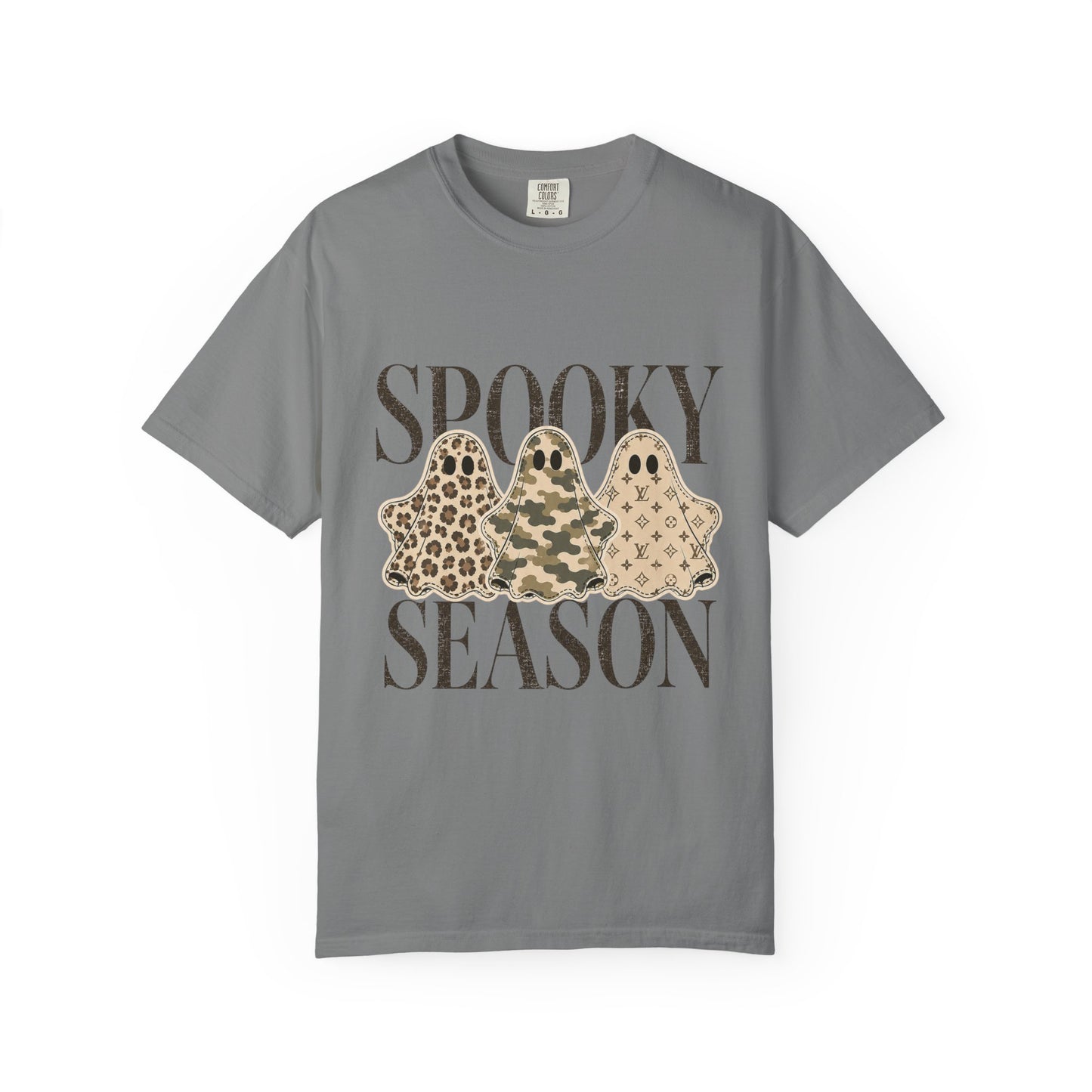 Spooky Season Ghost Shirt | Comfort Colors® Halloween Tee | Retro Fall Graphic Shirt