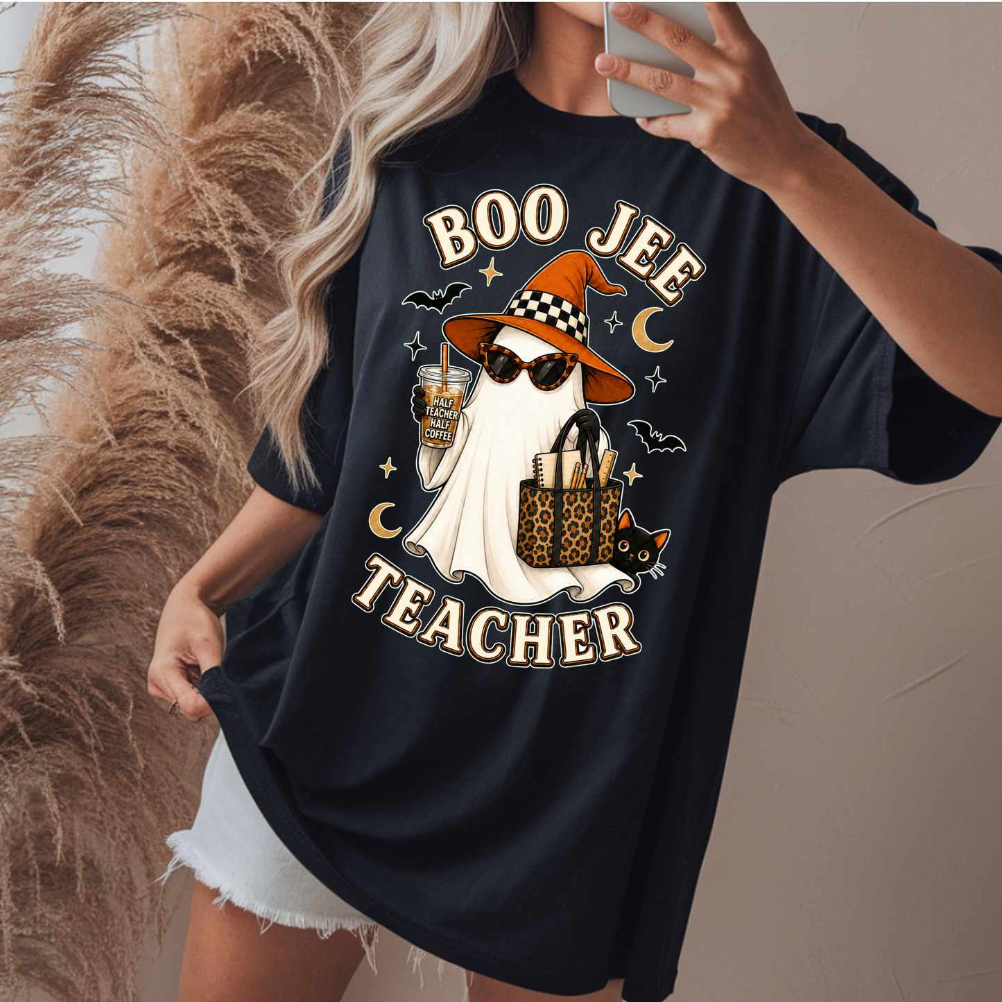 Boo Jee Teacher Halloween Shirt | Comfort Colors® Ghost Teacher Tee