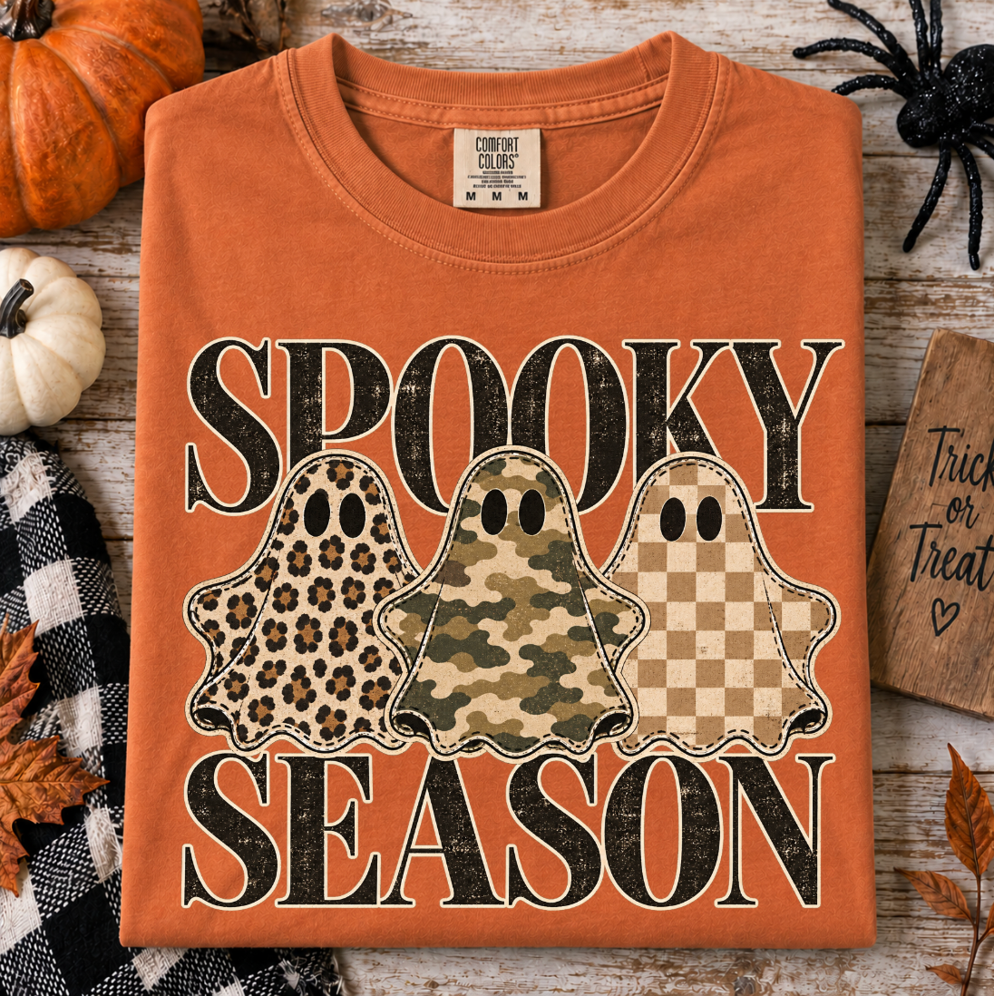 Spooky Season Ghost Halloween teacher shirt – back view
