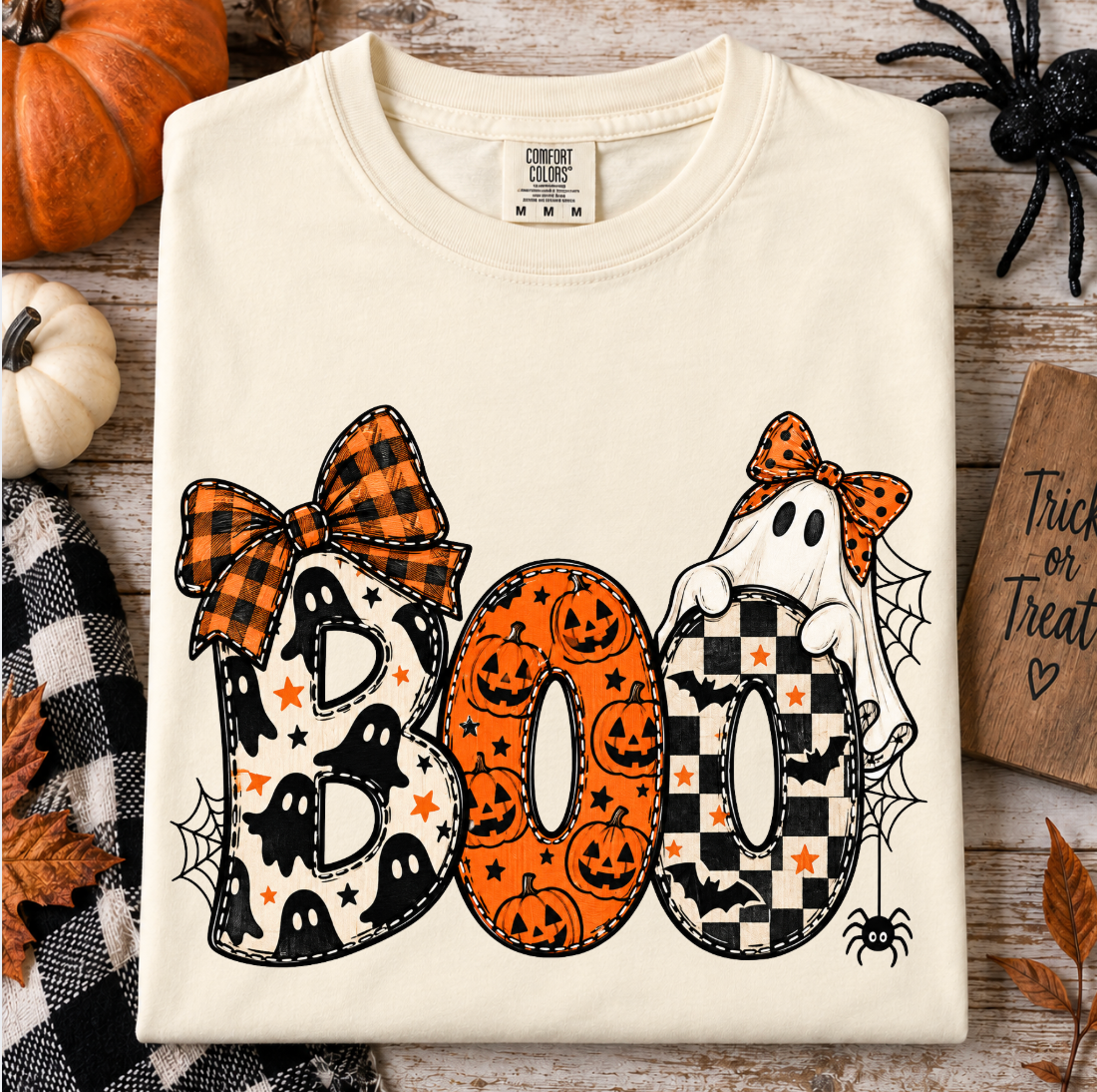 Boo Ghost cute Halloween teacher t-shirt – color variant 6