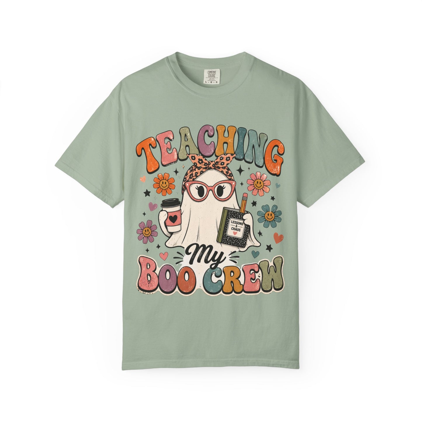 Teaching My Boo Crew T-shirt | Halloween Ghost Teacher Design