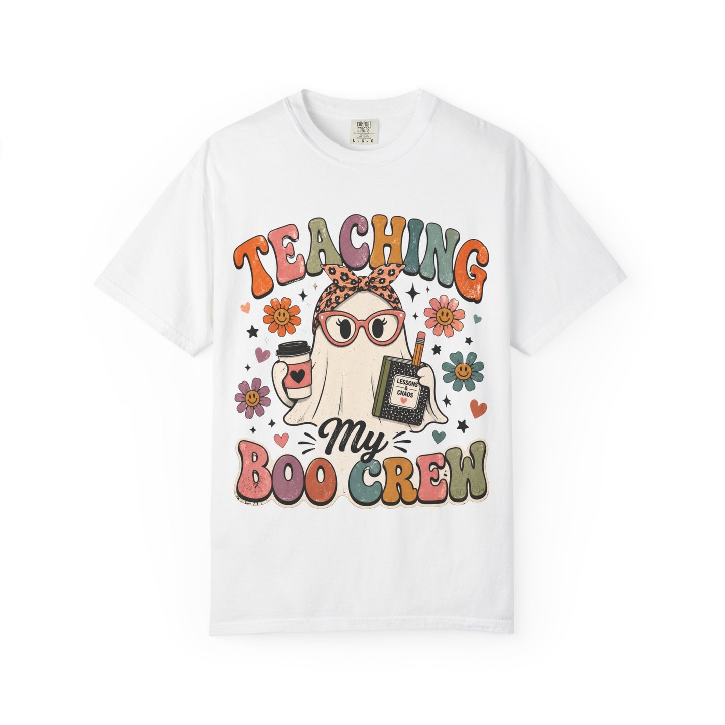 Teaching My Boo Crew T-shirt | Halloween Ghost Teacher Design