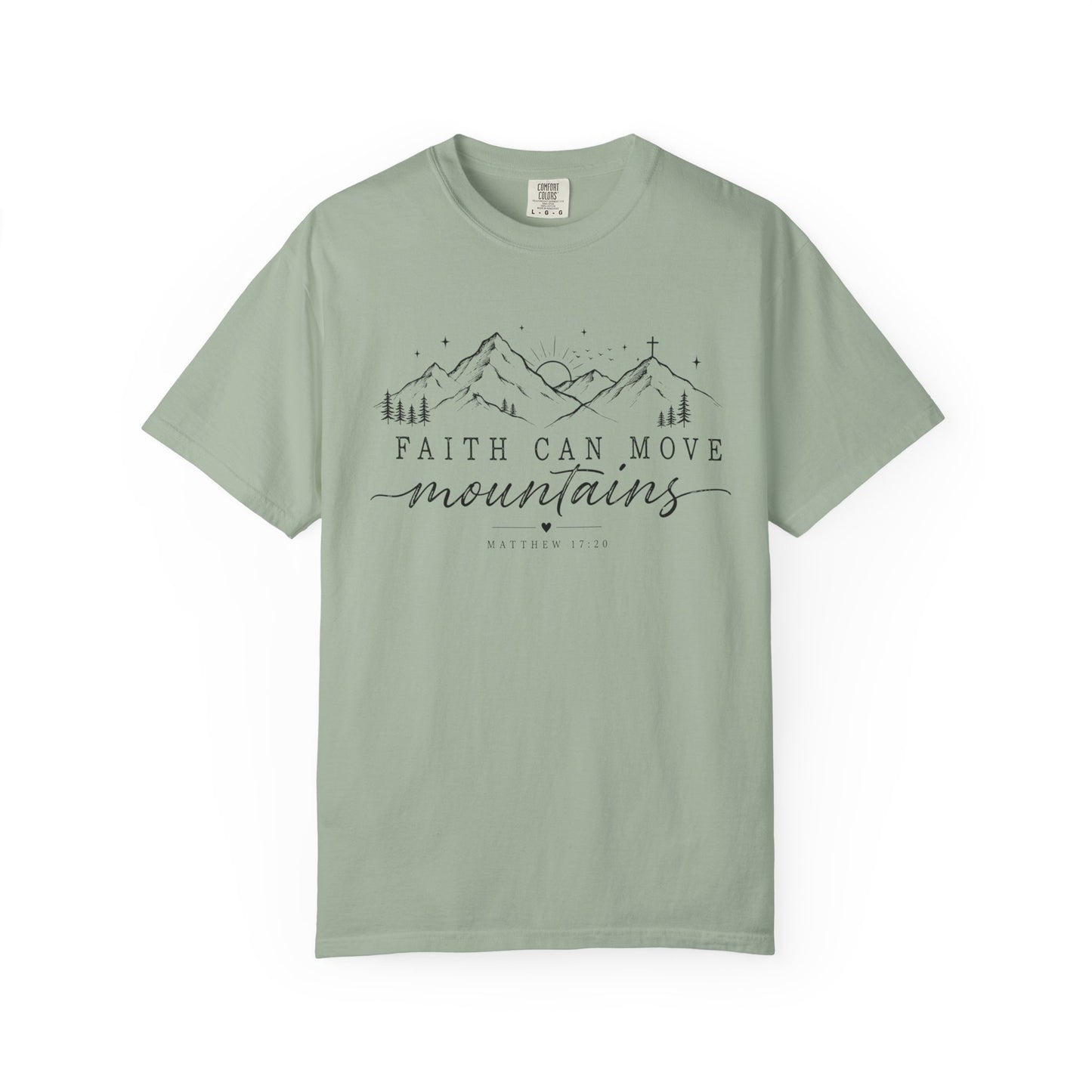 Faith Can Move Mountains T-shirt, Inspirational Scripture