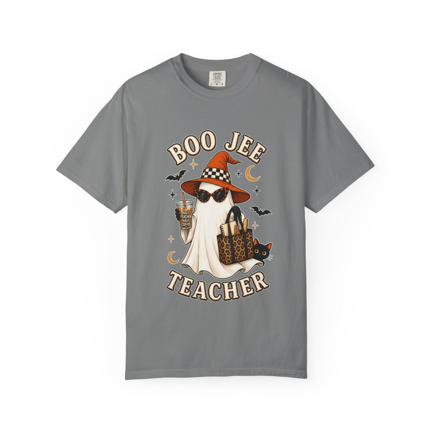 Boo Jee Teacher Halloween Shirt | Comfort Colors® Ghost Teacher Tee