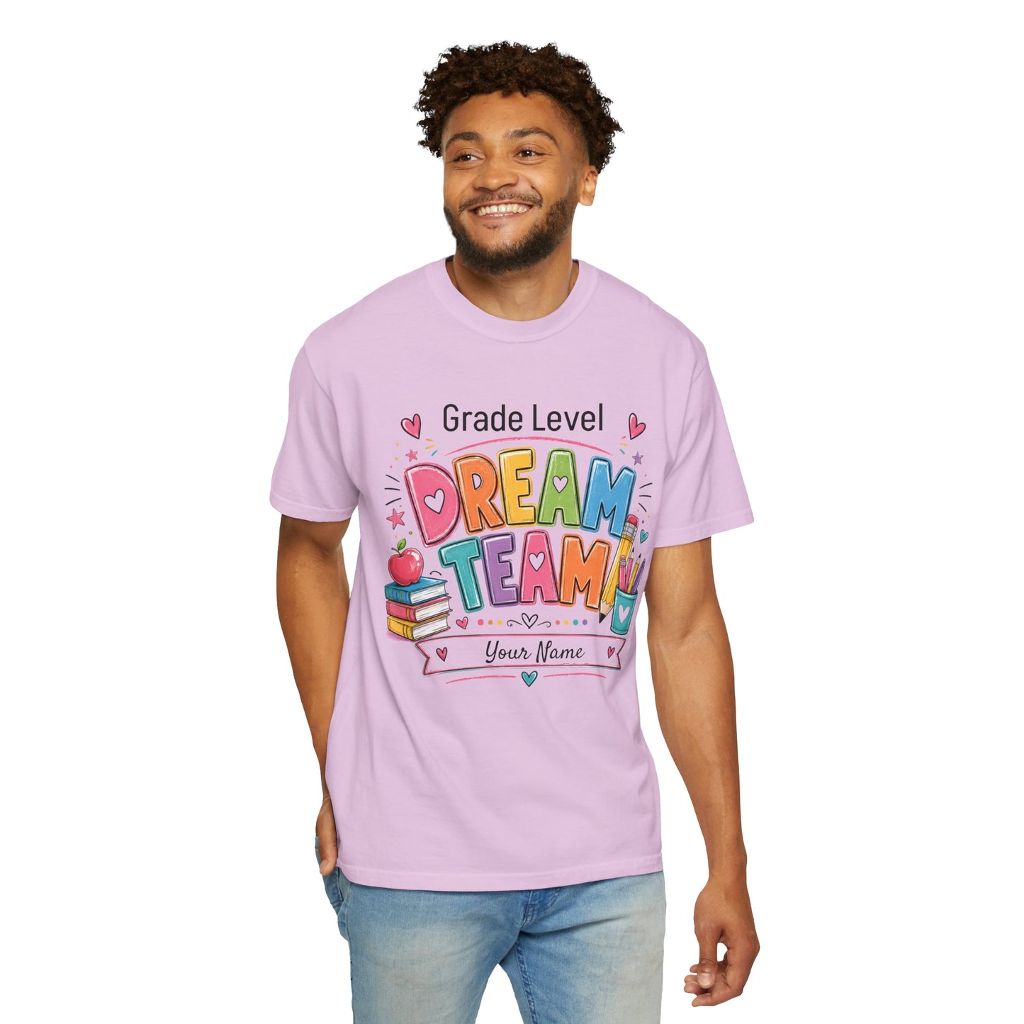 Dream Team Teacher T-Shirt – Personalized Grade Level Classroom Shirt