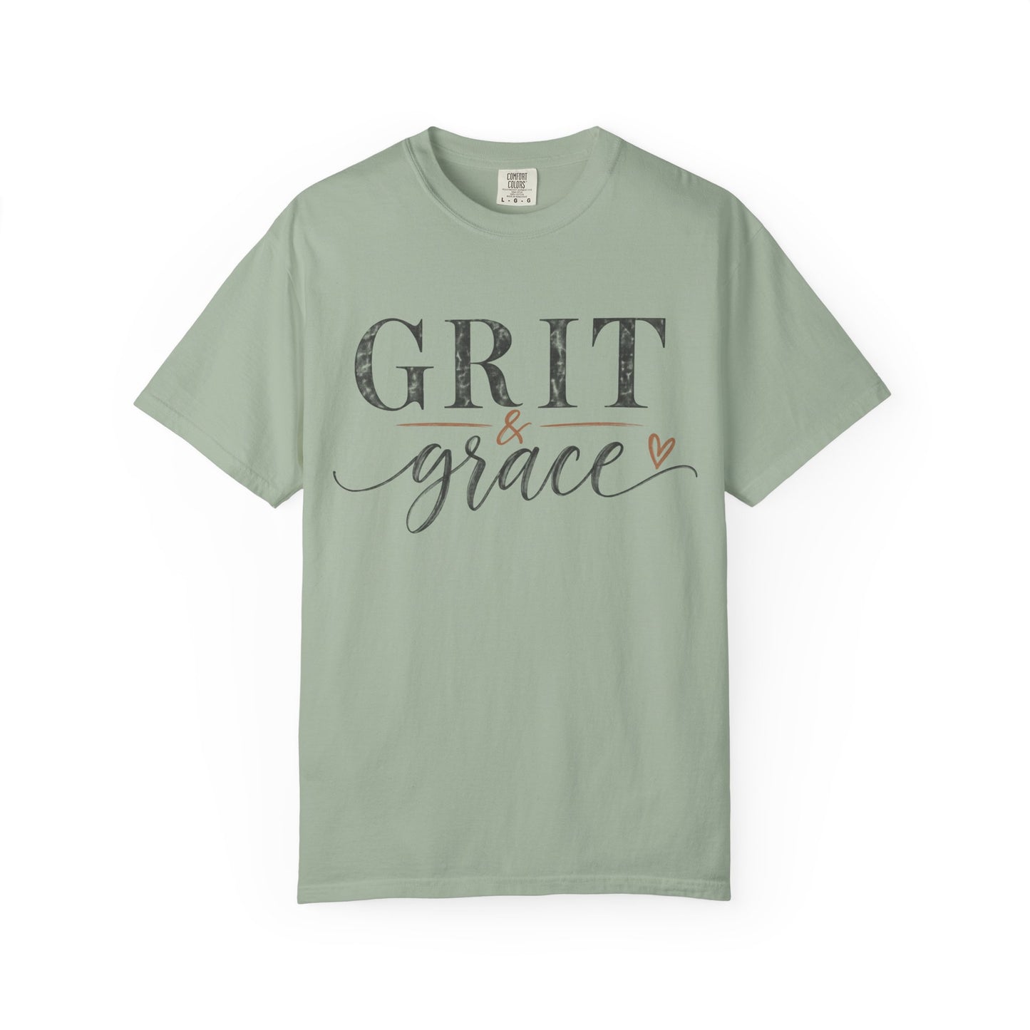 Grit & Grace T‑Shirt — Inspirational Script Graphic Tee
