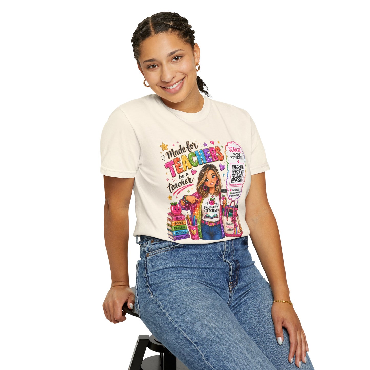 Made for Teachers T-Shirt — Cute Teacher Appreciation Graphic Tee
