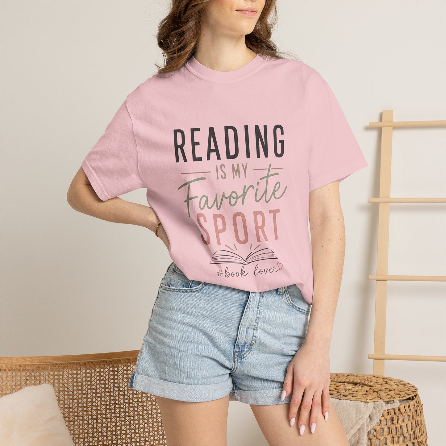 Reading Is My Favorite Sport T-shirt | Book Lover Graphic Tee