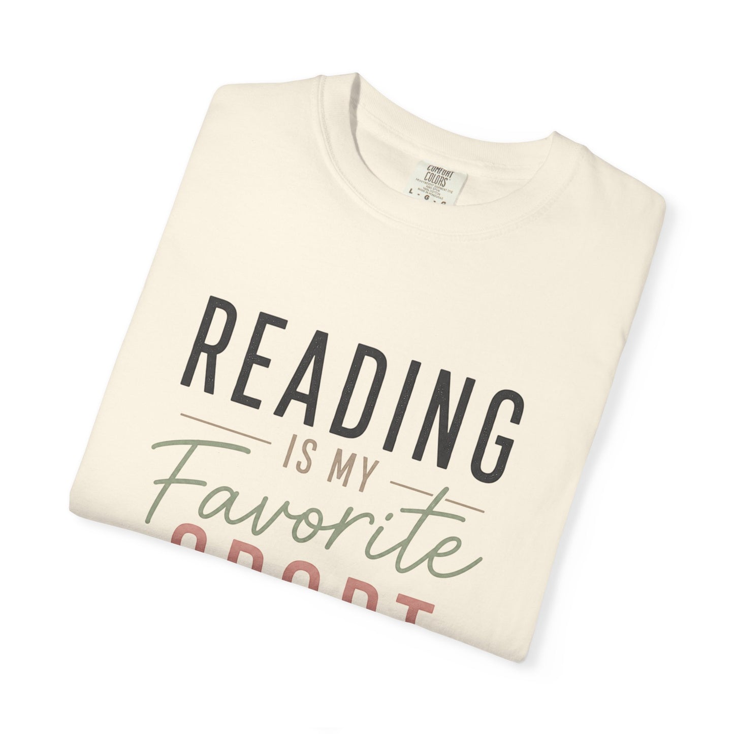 Reading Is My Favorite Sport T-shirt | Book Lover Graphic Tee