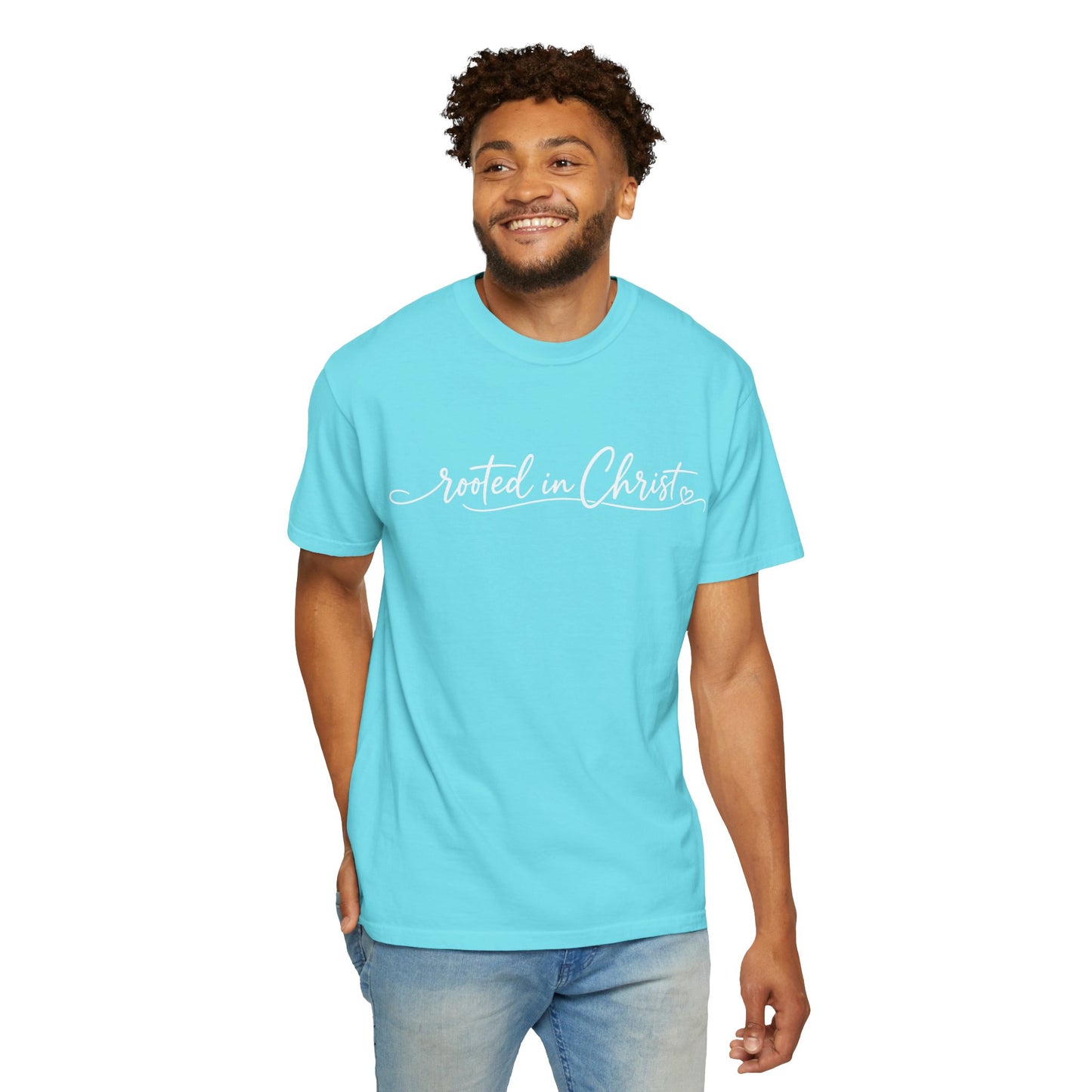 Rooted in Christ T-Shirt | Christian Faith Scripture Tee