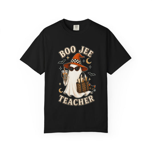 Boo Jee Teacher Halloween Shirt | Comfort Colors® Ghost Teacher Tee