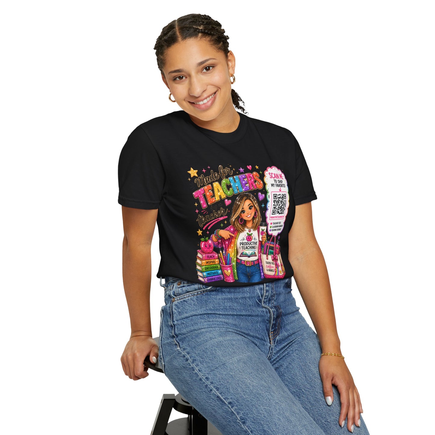 Made for Teachers T-Shirt — Cute Teacher Appreciation Graphic Tee