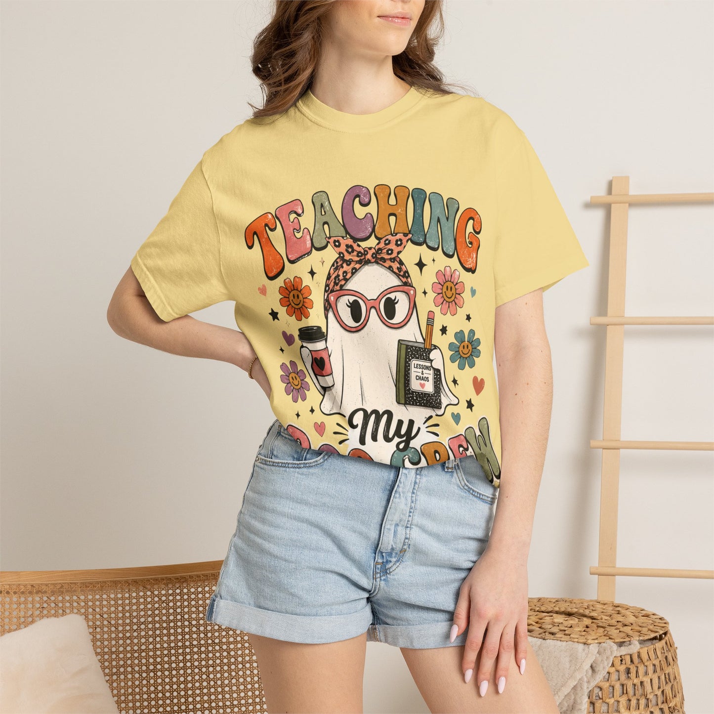Teaching My Boo Crew T-shirt | Halloween Ghost Teacher Design